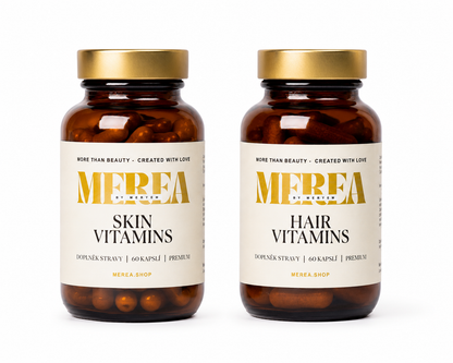 Merea Premium Beauty Duo (1x Hair & 1x Skin Vitamins) 2 měsíční kúra.