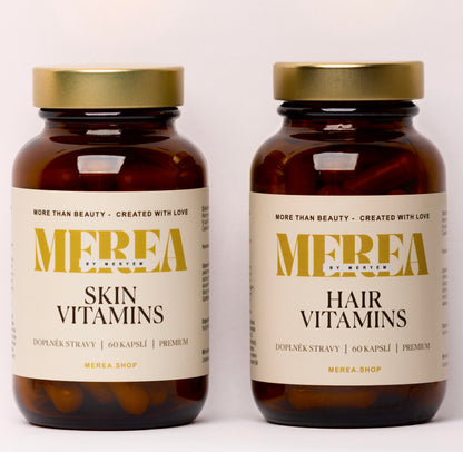 Merea Premium Beauty Duo (1x Hair & 1x Skin Vitamins) 2 měsíční kúra.